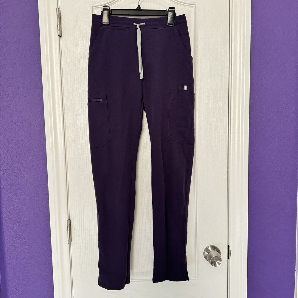 FIGS Yola Skinny Scrub Pants Purple Shadow TW2000 R Women's Size XXS 2XS